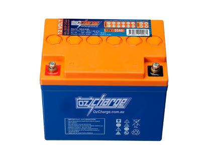 Oz Charge 12V 33Ah GEL Deep Cycle Battery