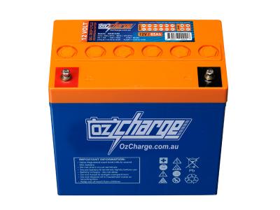 Oz Charge 12V 65Ah GEL Deep Cycle Battery (DIN) 