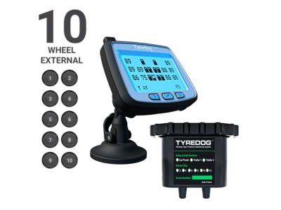 10 Wheel Heavy Duty Tyre Pressure & Temperature Monitor (TYREDOG TPMS)